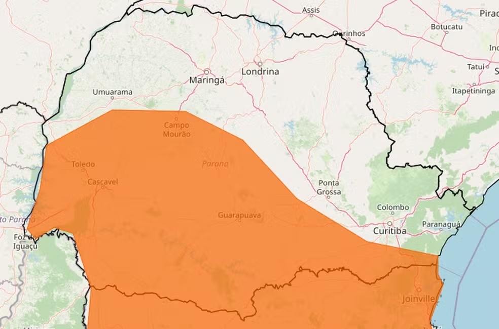 Inmet Emite Alerta De Perigo De Tempestade Para Munic Pios Do